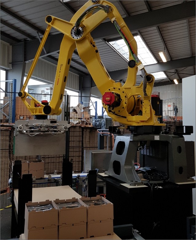 MG TECH PALLETIZER FOR BAKERY INDUSTRY