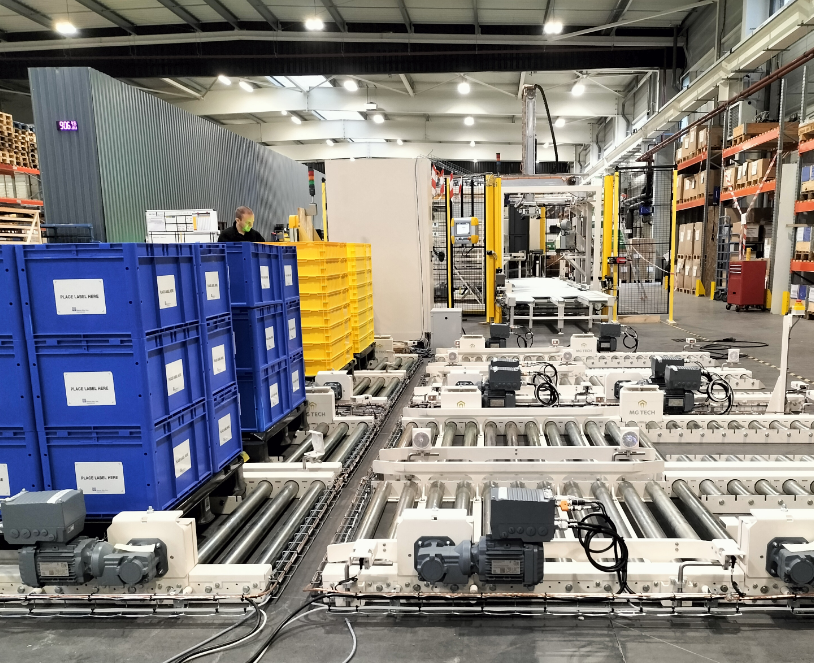 MG TECH PALLETIZER FOR BUTCHER, MEAT & POULTRY MARKET