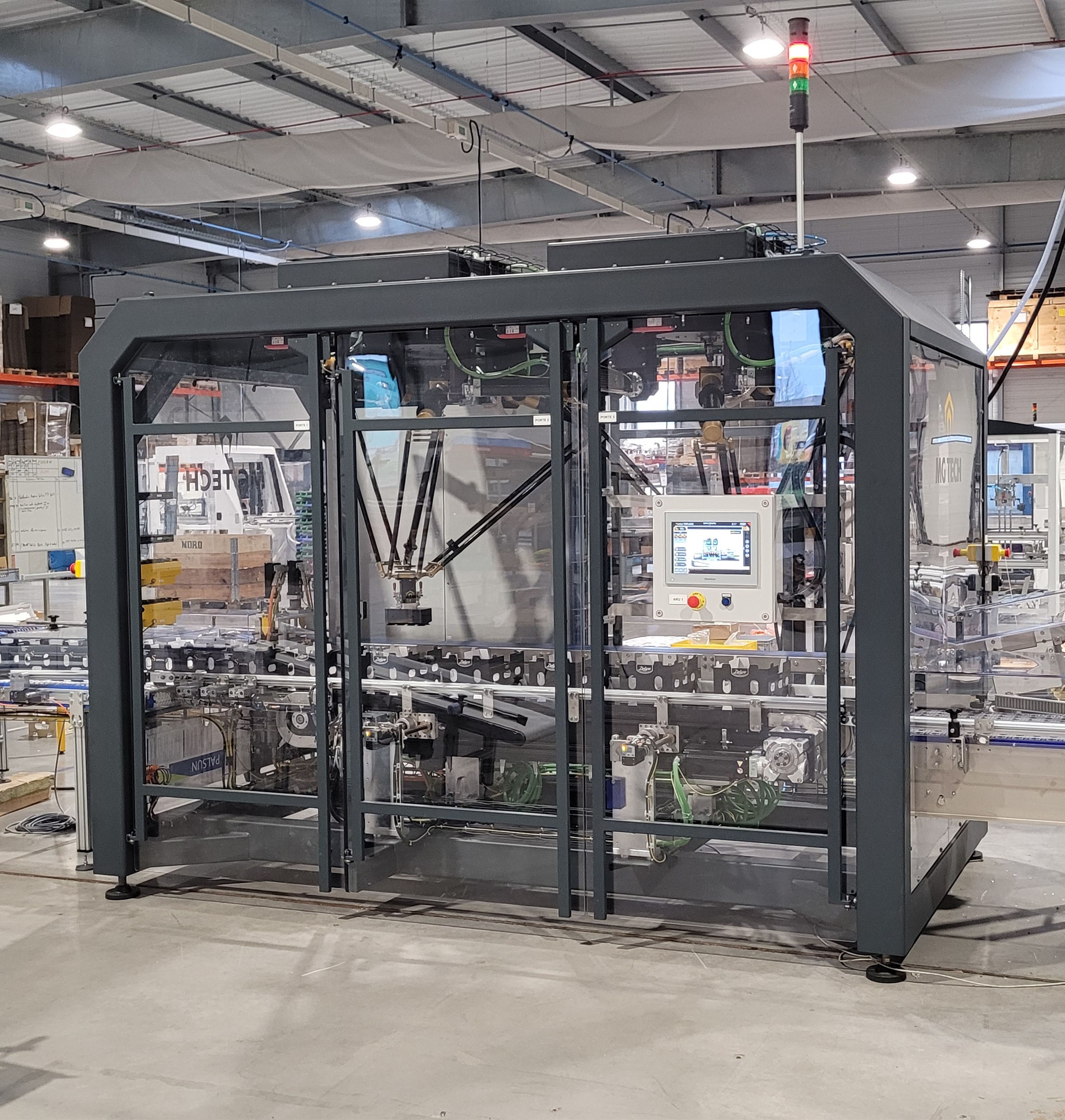 MG Tech PM-TL100 top load case packer