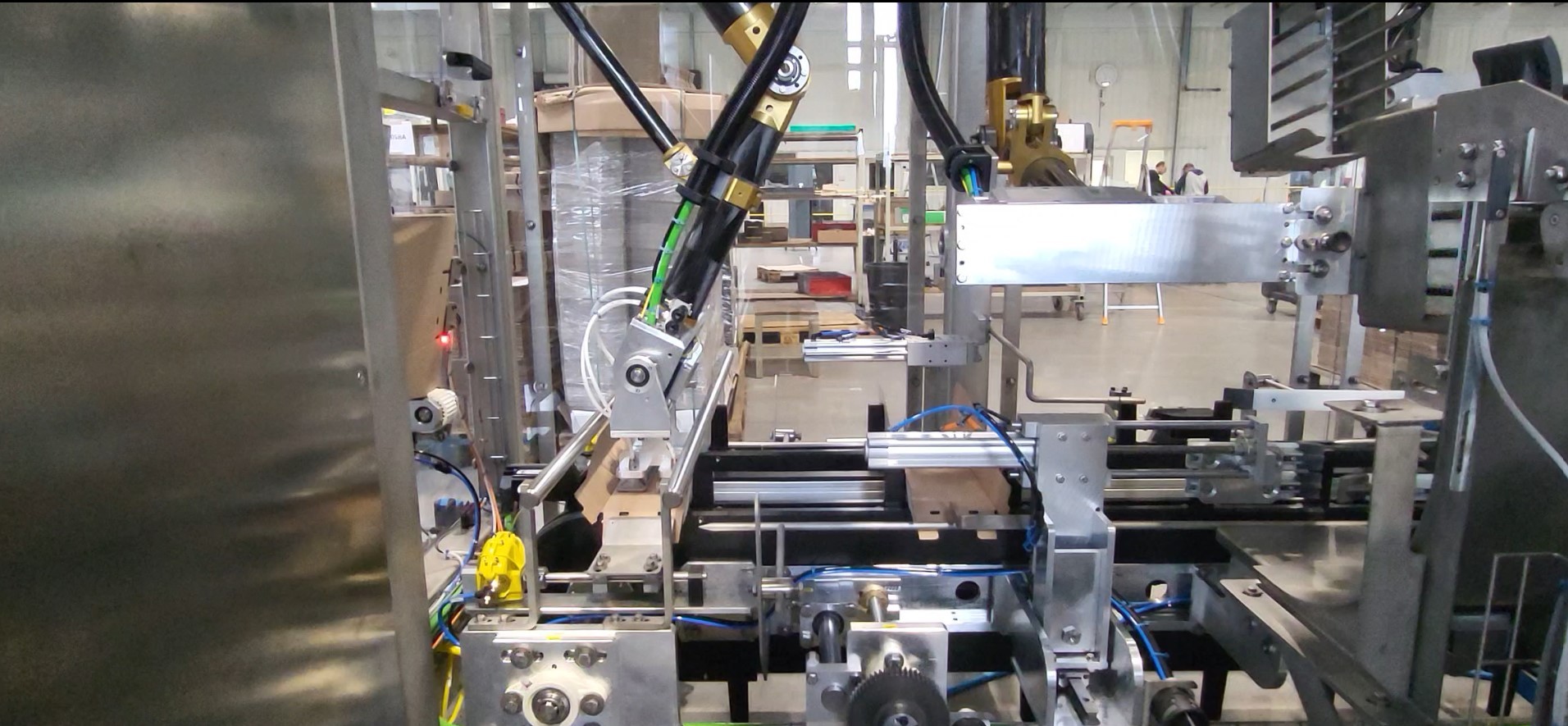 Etude de cas MG Tech - Encaisseuse wrap pour doypacks