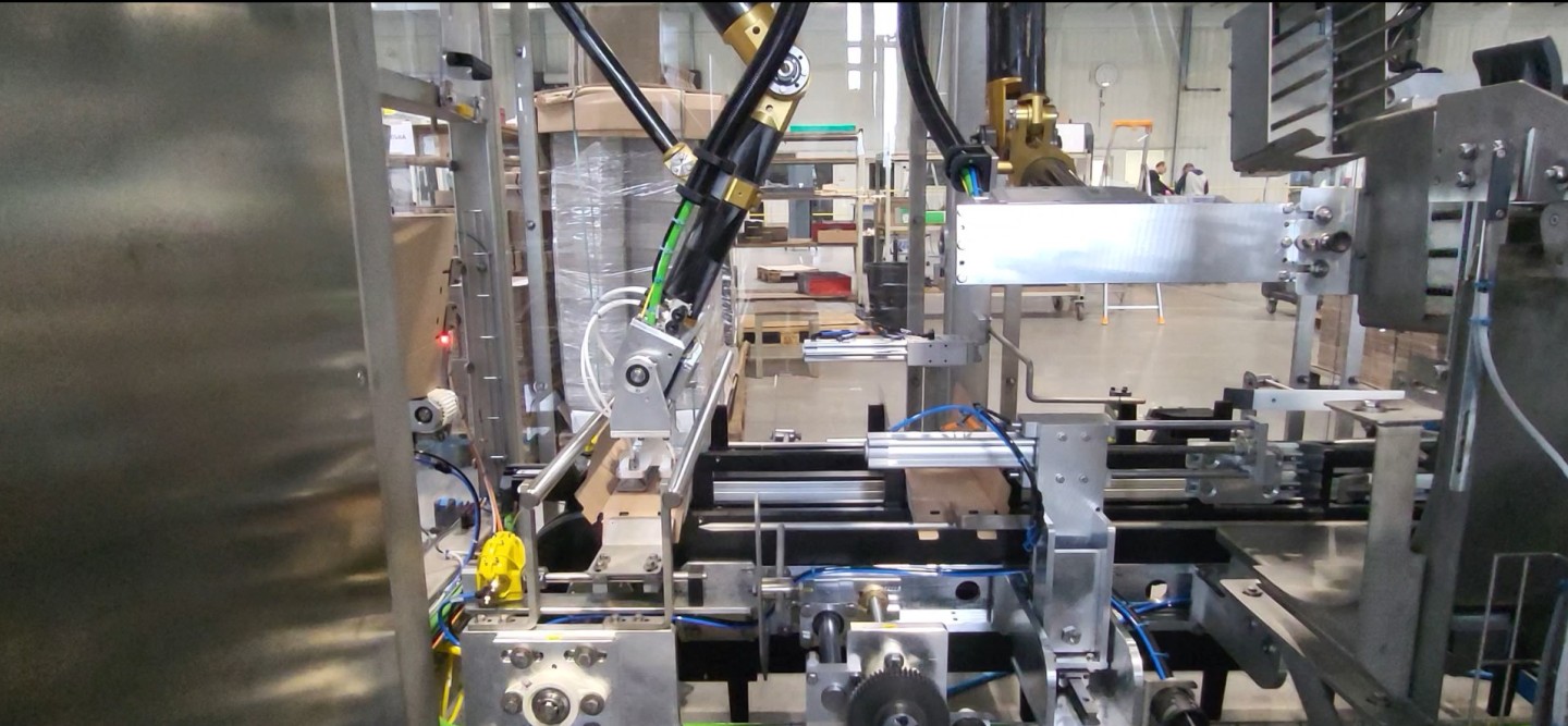 Etude de cas MG Tech - Encaisseuse wrap pour doypacks